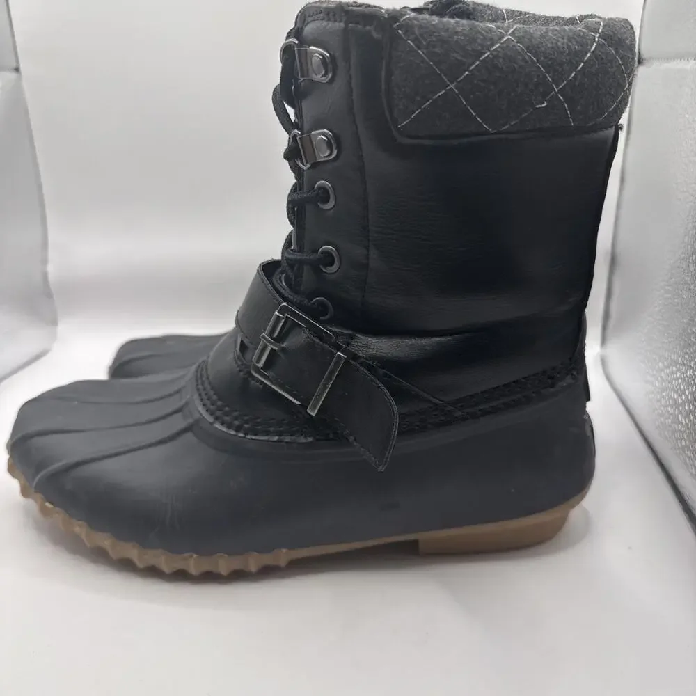 Size 7W - Women’s Portland Boot Company - Rubber Boots - Black